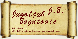 Jugoljub Bogutović vizit kartica